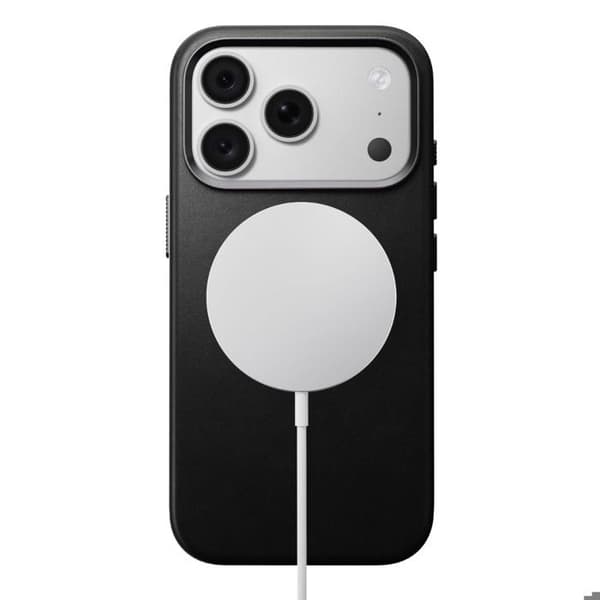 Nomad Traditionel Camino Læder Etui til iPhone 18 Pro Sort - NM017910858 Svart