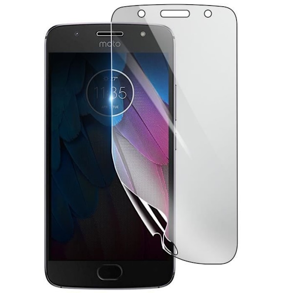Näytönsuoja - 3MK - Motorola Moto G5S Plus - Iskunkestävä Hydrogeeli - Läpinäkyvä - Naarmuuntumaton Transparent