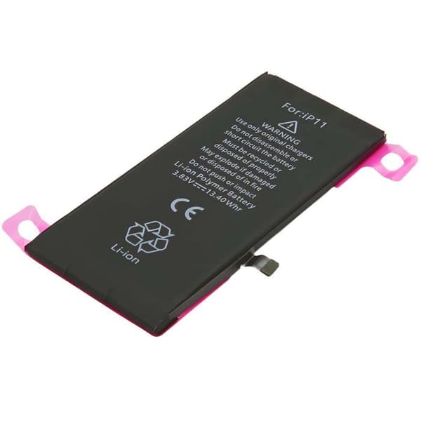 Batteri til iPhone 11 3110mAh Li-Polymer 3.83V Sort Svart