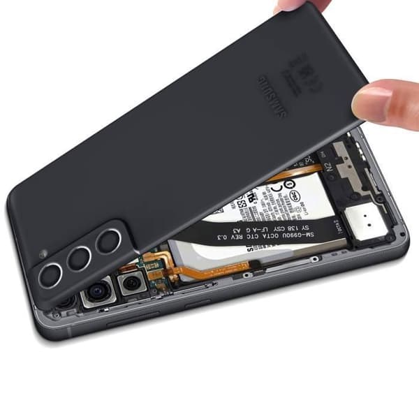 Batteri Cache - SAMSUNG - Galaxy S21 FE - Grafit - Forenklet installation Grafit