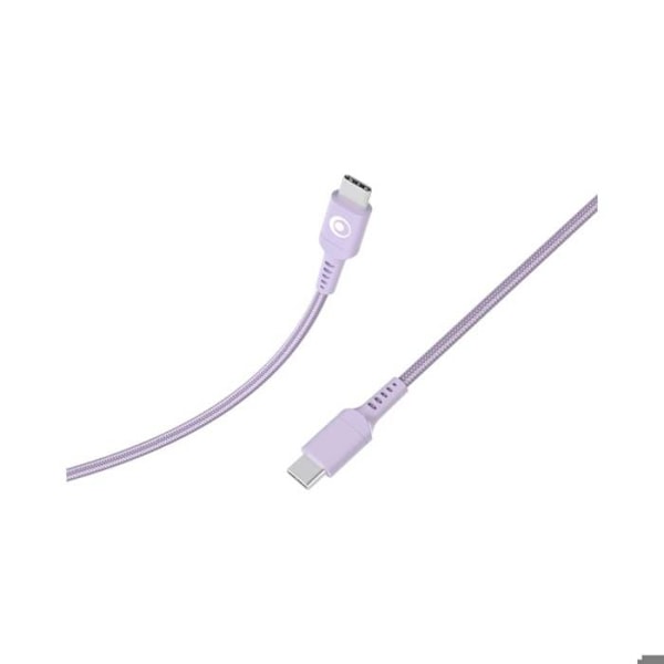 USB-C Opladerkabel - BigBen - 1,2m - 3A - Power Delivery 60W - Lilla
