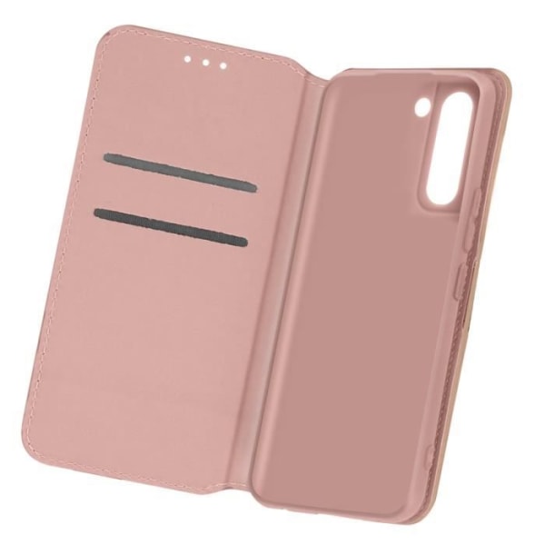 Galaxy S21 Plus Case Folio Lompakkoteline Toiminto Champagne Pink Pink Champagne rosa