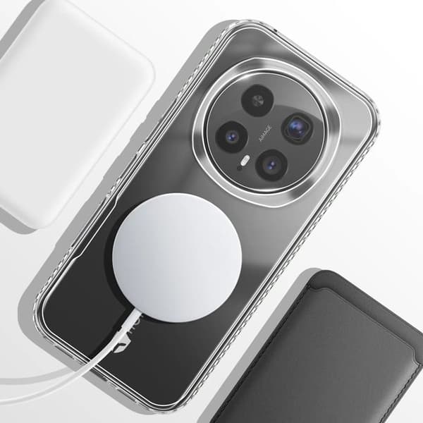 Coque - FORCE CASE - Honor Magic 8 Pro - Stødbeskyttelse 3 m - Transparent mod gulning - Kompatibel med MagSafe/Qi Vit