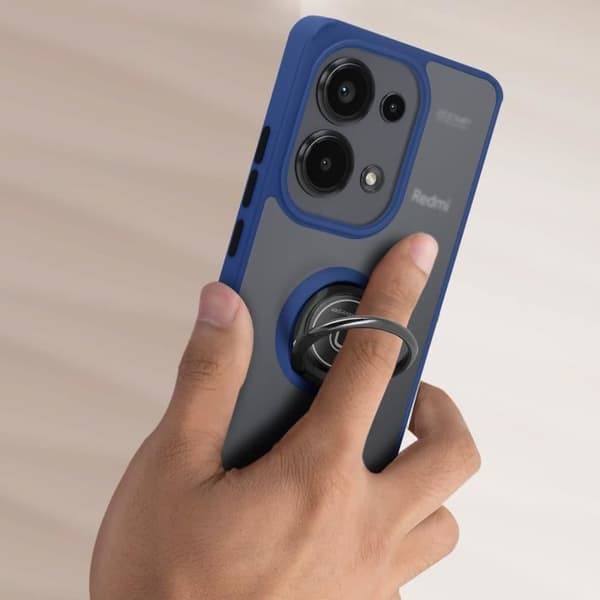 Cover - ADVARSEL - Xiaomi Redmi Note 13 Pro 4G - Stiv - Stødabsorberende - Video Support Blå