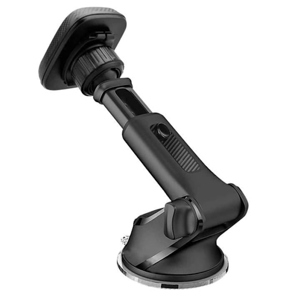 Magsafe iPhone Autoteline Pikalataus 15W Swissten Suction Cup Mount Musta