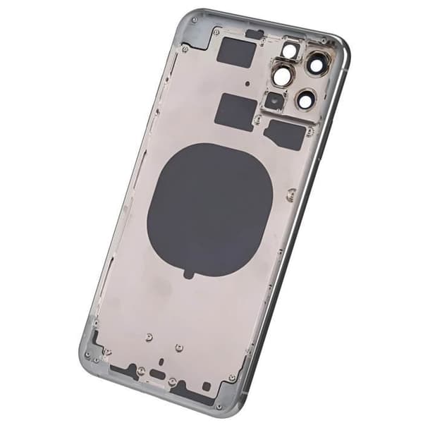 Chassi iPhone 11 Pro Max - AVIZAR - Silver - Utbyte - Hållbar - Kvalitetskontroll Grå