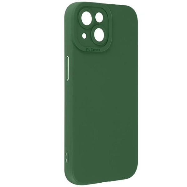 Skal till iPhone 15 Silikon Matt Kameraskydd Grön Grön