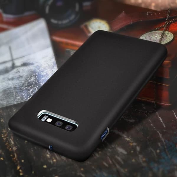 Coque - Galaxy - S10 Lite - Silikone Gel - Blød - Sort Svart
