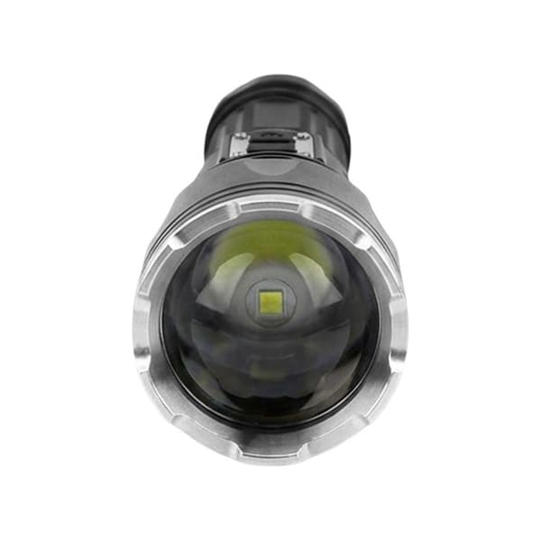 LED Lommelygte 15W 3 Lysindstillinger Genopladelig Sort