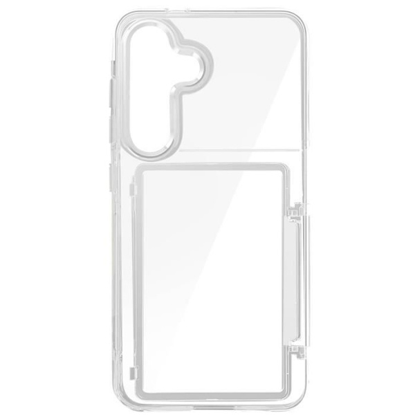 Fodral till Samsung Galaxy S24 Stötsäker hårda upphöjda kanter Forcell Transparent Transparent