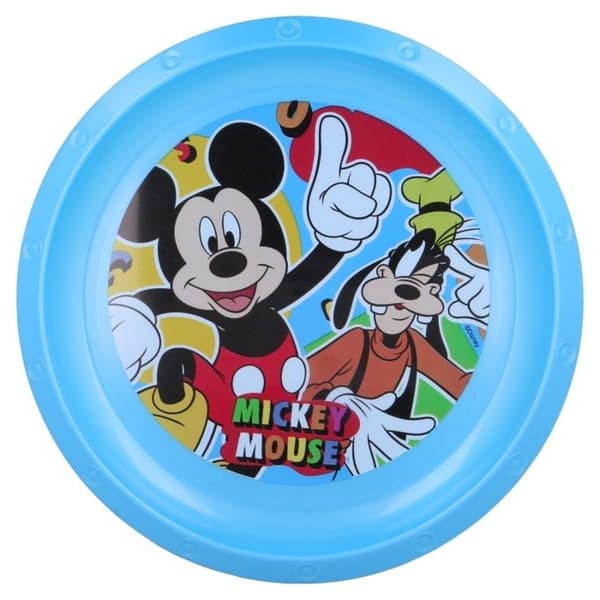Desserttallerken - MICKEY MOUSE - Mickey Mouse - Blå - 1 stk - Barn Blå
