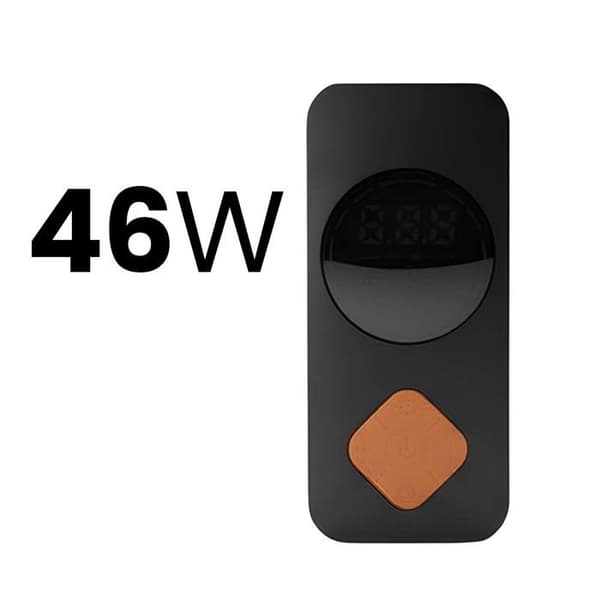 Bærbar Luftkompressor 46W USB-C med Digital Skærm Sort Svart