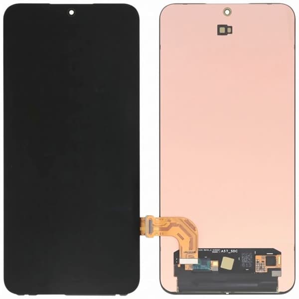 LCD-skærmblok til Samsung Galaxy A57 5G, berøringsglas og TFT-panel i sort Svart