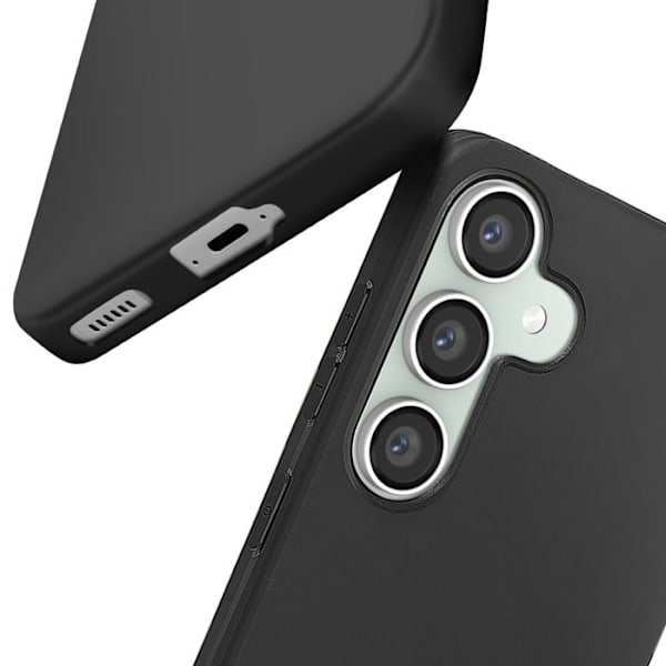 Fodral till Samsung Galaxy S23 FE Soft Silicone Thin Coating Mayaxess Black Svart