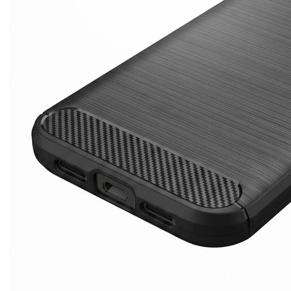 Cover til Google Pixel 11 / 11 Pro Børstet Metal Effekt med Sort Kamerakant Svart