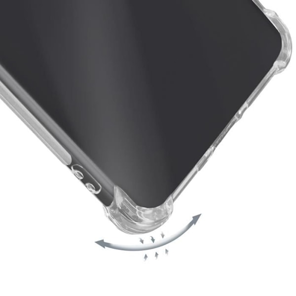 Fodral - AVIZAR - Motorola Edge 50 Pro - Stötsäker - Flexibel - Förstärkta hörn Transparent