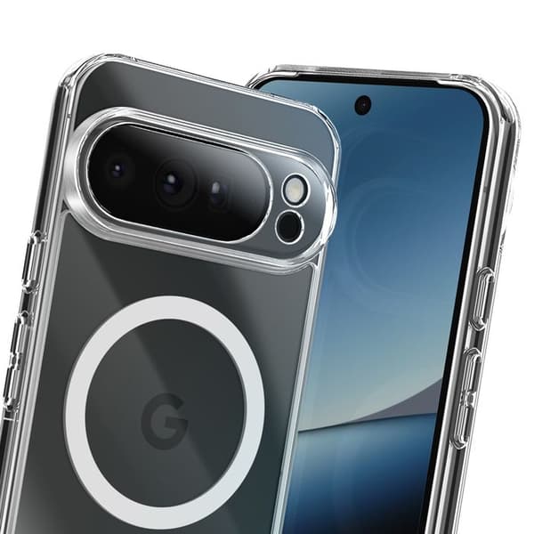 Coque Pixelsnap Google Pixel 10 Pro XL: Yhteensopivat MagSafe-lisävarusteet, Läpinäkyvä Vit