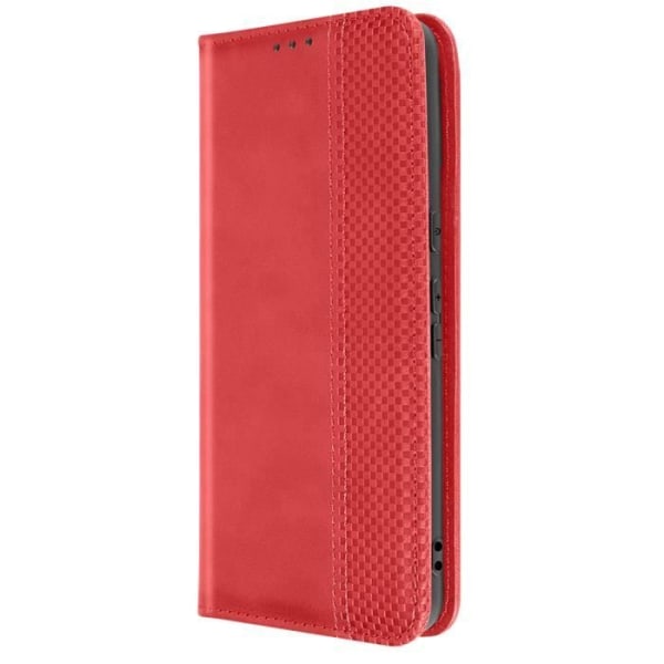 Google Pixel 8 Pro Wallet Case Checkerboard Pattern Geo Collection Röd Röd