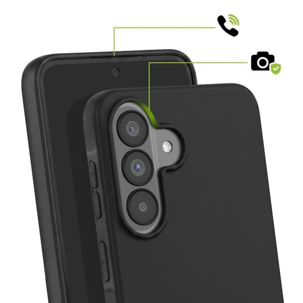 Silicone Cover til Galaxy A37 med Diskret Beskyttelse og Stødabsorbering Mayaxess Sort Svart