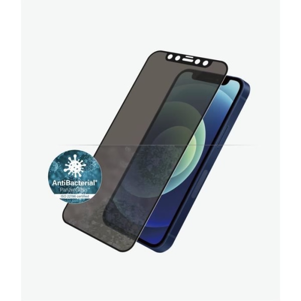 PANZERGLASS - PanzerGlass Apple iPhone 12 mini Kompatibel med Friendly Privacy AB etuier, sort