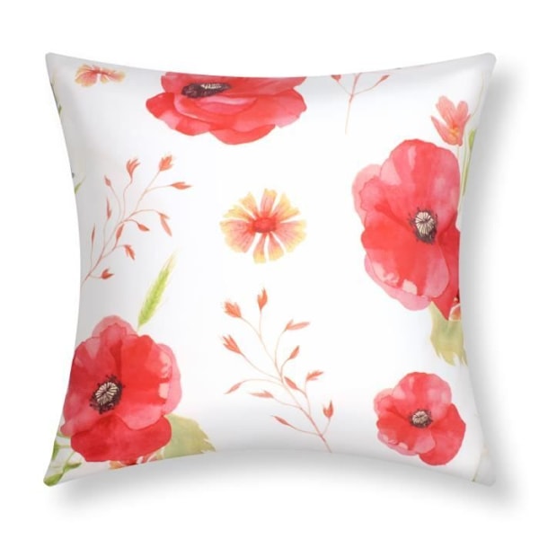 2 kpl 40x40 cm Tyynynpäällisiä, Poppeli-kuvio Vit