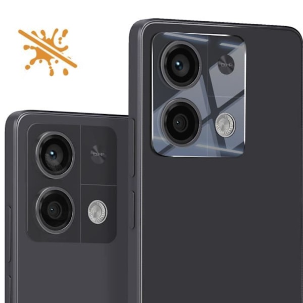Kameraskydd för Xiaomi Redmi Note 13 5G Transparent 3D krökt härdat glas Transparent