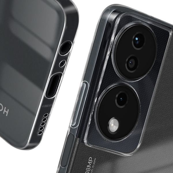 Suojapakkaus Honor 90 Smartille - MAYAXESS - Pehmeä kotelo ja 9H karkaistu lasi - Läpinäkyvä Transparent