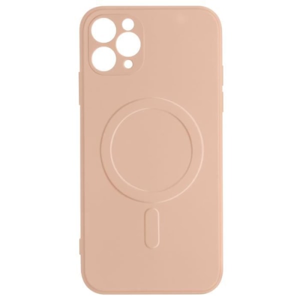 Magsafe iPhone 11 Pro Max Cover Blødt Silikone Soft-touch Mag Cover rosa guld