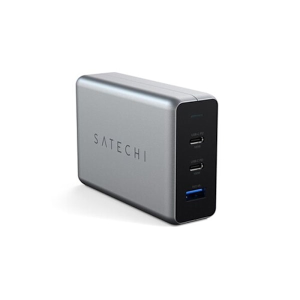 Satechi USB C PD Laptop Bordsladdare 100W Grå Grå