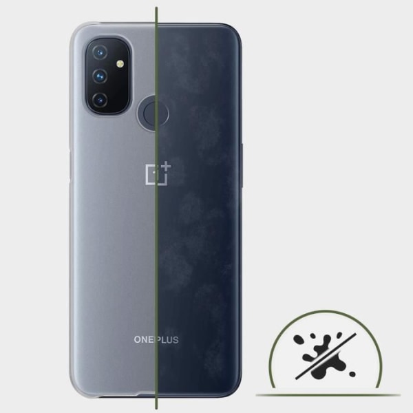 OnePlus Nord N100 hårt fodral Stötsäkert Anti-fingeravtryck frostat vit