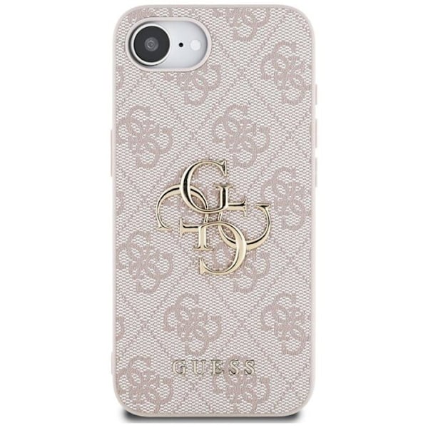 Coque til iPhone 16e - Guess Hardcase 4G Big Logo (GUHCPSE44GMGPI) - Rosa rosa