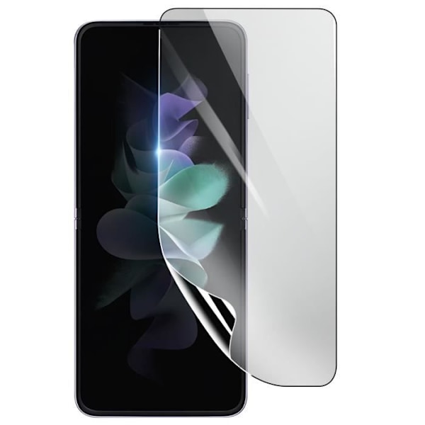 Skärmskydd - 3MK - Samsung Galaxy Z Flip 4 - Stötsäker Hydrogel - Reptålig - Genomskinlig Transparent