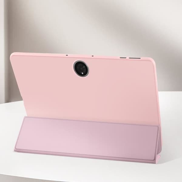 Fodral för Oneplus Pad 2 - AVIZAR - Rosé Champagne - Fällbart - Videostöd - Heltäckande skydd Ros