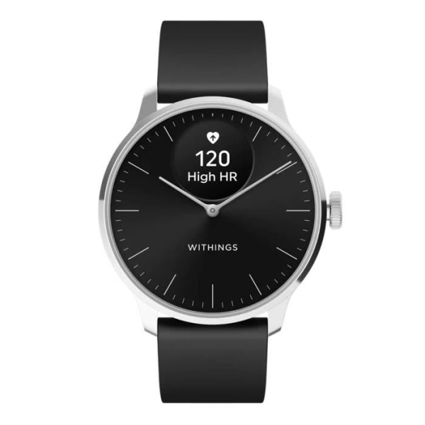 Connected Watch Health Monitoring Vandtæt 50m Autonomi 30 dage ScanWatch Light Withings Sort Svart