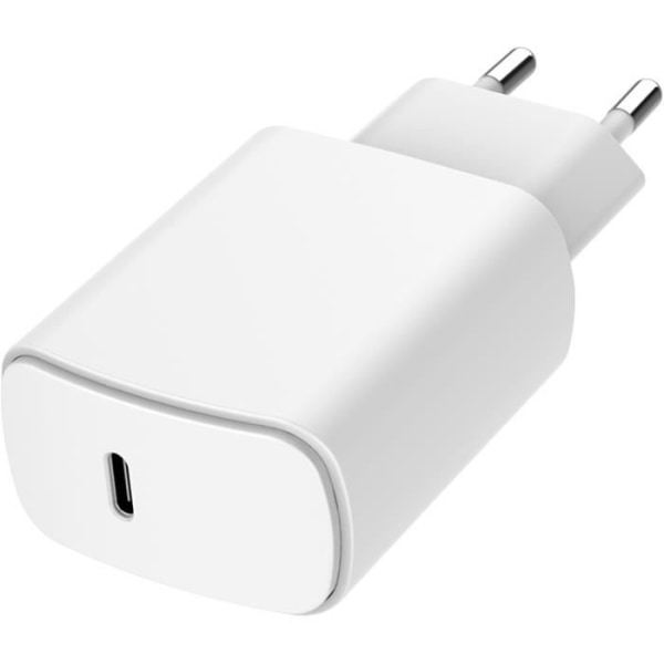 JUST GREEN - Kotilaturi - Kierrätettävä - USB-C PD - 25W - Virransyöttö - Valkoinen