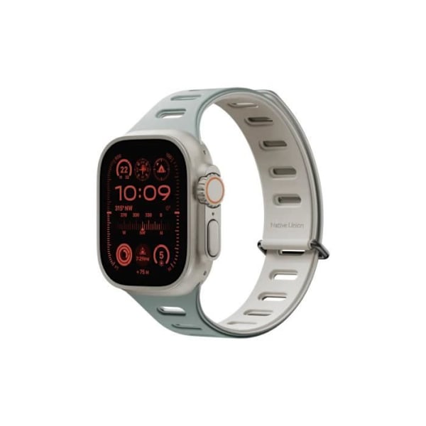 Apple Watch 38/40/41 mm:n käännettävä ranneke Native Union Harmaa Gul