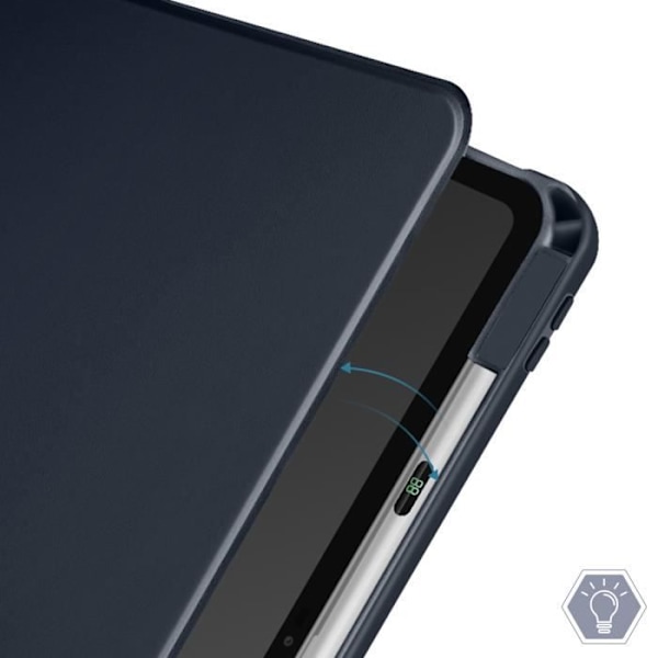 Fodral till iPad Air 11 2024 - AVIZAR - Flip Rotating Stand - Midnight Blue Blå