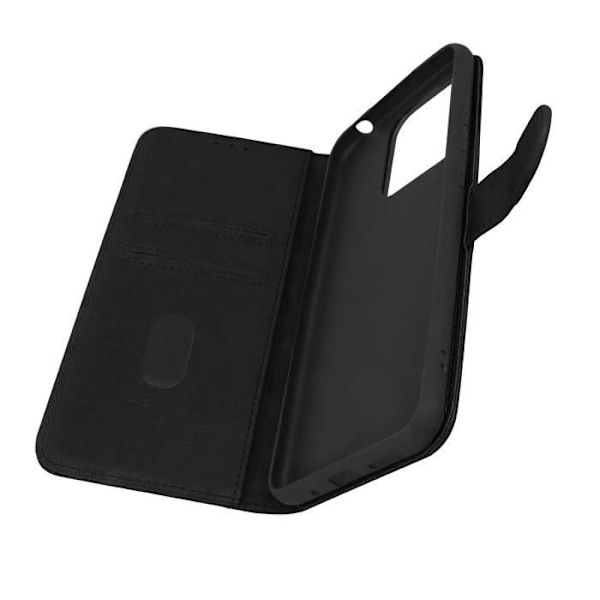 Xiaomi Redmi 10C Cover - AVIZAR - Flip Wallet Video Support - Sort svart