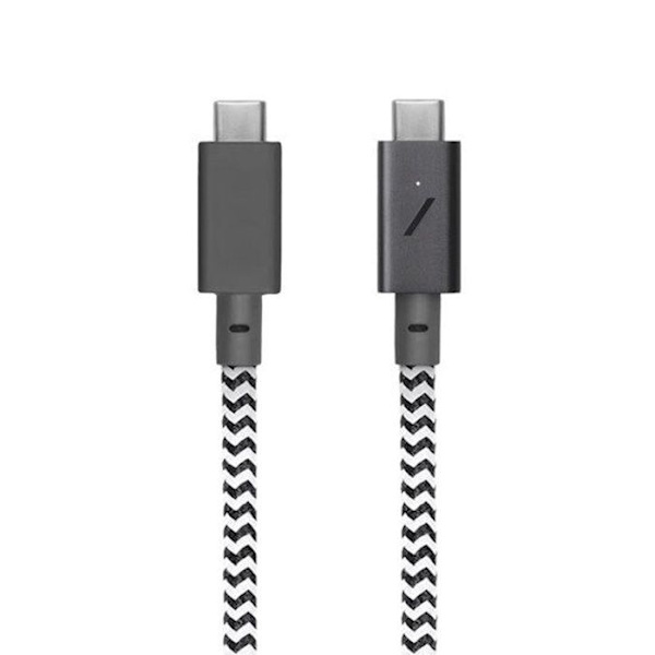 USB-C till USB-C 240W Power Delivery 2,4m Ultra-Hållbart Flätad Native Union Vit / Svart