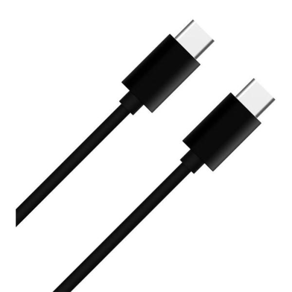 USB C/USB C Kabel 1m 3A Svart WOW