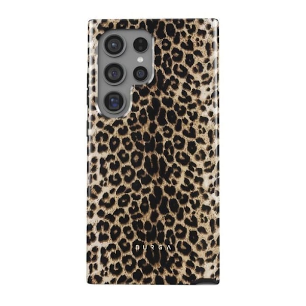 Galaxy S24 Ultra Tough Antishock Kuori Player Burga Leopard kastanj