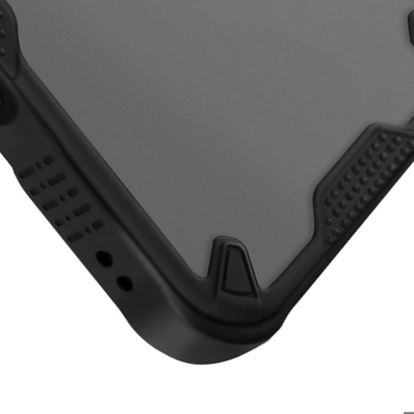 Stötsäker Coque för iPhone 16 Pro Förstärkta Hörn Matt Antikrack Svart Svart