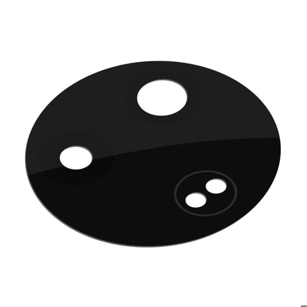 Reservedele - Kamera Linse Bagtil til Xiaomi Poco F7 Pro Sort