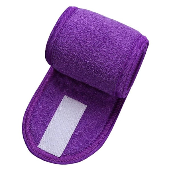 Tumman violetinvärinen kosteudenimukykyinen mikrokuitubandeau hiuksille Lila