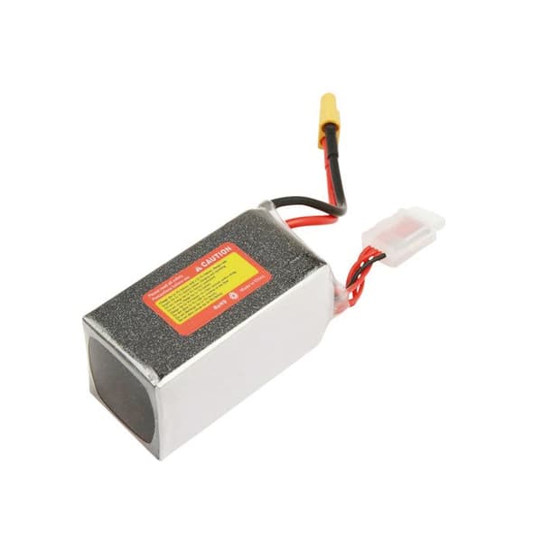 Li-Polymer Batteri - AVIZAR - 4S 100C - 1.55A - XT60 - 14.8V Sort Svart