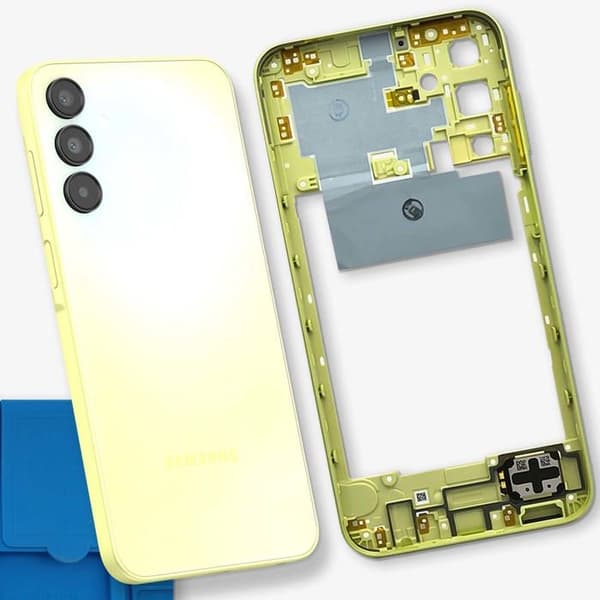 Centralt chassi för Galaxy A15 5G Hållbar struktur Service Pack Samsung Limegrön Grön