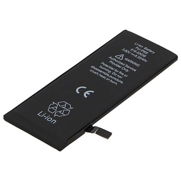 Internt batteri iPhone 6S Lithium-ION 1715 mAh Ersätter APN 616-00036 Svart