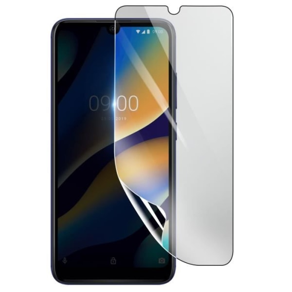 Skärmskydd - 3MK - Wiko View 3 Lite - Stötsäker Hydrogel - Transparent - Reptålig Transparent