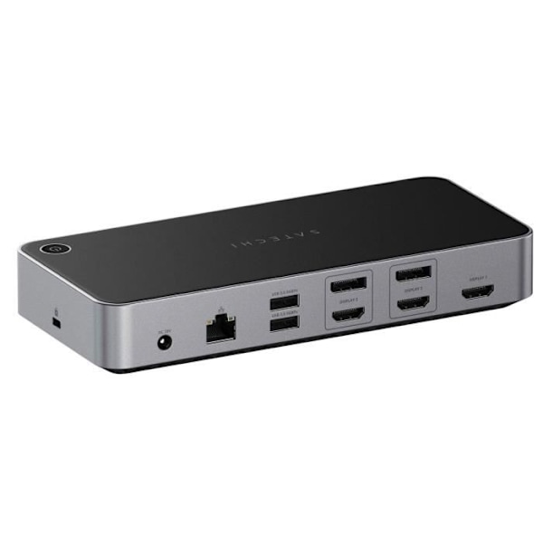 Hub - SATECHI - iMac/MacBook - Tredubbelskärm - 4K-upplösning - USB-C 100W