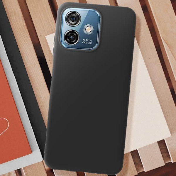 Taske til Ulefone Note 16 Pro Silikone Flexible Fine Classic Taske Sort